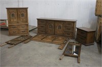 ARMOIRE DRESSER AND NIGHT STAND APPROX