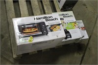 HAMILTON BEACH TOASTER OVEN, BLENDER AND CAN
