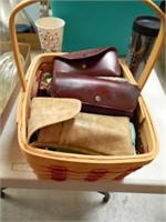 READING GLASSES AND CASES LOT IN A BASKET