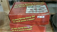 Assorted spring clamps lot