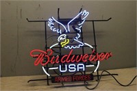 BUDWEISER MILTIARY NEONS - ARMED FORCES LIGHT,