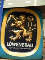 LOWENBRAU LIGHT UP BEER SIGN