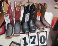 (3) Men's Boots, Assorted Brands Size 7D