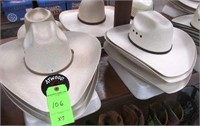 (7)  Mens Straw Hats Assorted Sizes