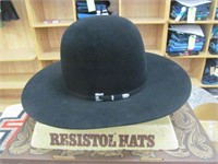 Resistol 20X  Black Felt Hat, Size 7 1/2 LO