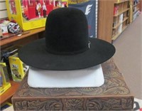 Resistol Mens 20X Black Felt Hat , Size 7 1/4 L