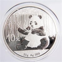 Coin 2017 Japanese Panda .999 One Ounce Silver
