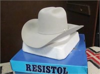 Resistol Mens Silverbelly Felt Hat, Size 7 LO