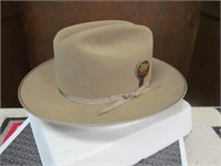 Stetson Mens 6X Fawn Felt Hat, Size 7  R