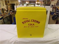 Vintage Royal Crown RC Metal Cooler With Tray