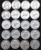 20- Silver Quarters