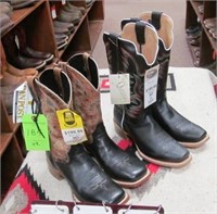 (2) Men's Boots, Assorted Brands, Size 9D