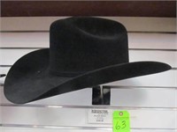 Resistol Mens 20X Black Felt Hat, Size 7 1/8 LO
