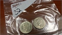 1971 & 1972 Eisenhower Dollars