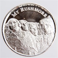 Coin Mt. Rushmore 2 Troy Ounce Silver Proof Coin