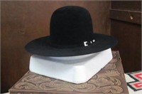 Resistol Mens 20X Black Belt Hat , Size 7 L