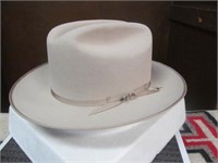 Stetson Mens 6X Silverbelly Felt Hat, Size 7 R.