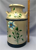 Choice on 2 (71-72): old milk can painted with a w