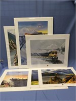 8 Alaska Railroad posters and prints   (k 2)