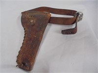 Old Leather Holster and belt