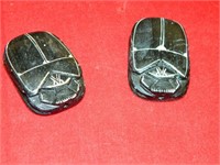 hand carved Egyptian Scarab Beetle with