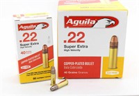 500rds Aquila .22 LR 40gr Rimfire Cartridges
