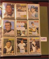 Vintage 1970s baseball cards collection
