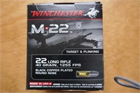 .22 LR Wichester M22 Ammo 500 Rounds