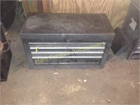 CRAFTSMAN TOOL BOX WITH MISC. TOOLS