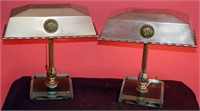 A  GREAT PAIR TABLE LIGHTS FROM WOLFERMAN'S OF KC