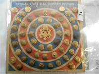 State Seals on original card from