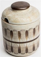 German Sgrafo Studio Art Pottery Cookie Jar