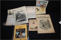 Group of vintage Calendars, 1893 Magazine