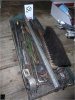 TOOL BOX TRAY W/ PUNCHES BRUSHES, CHISELS ETC.
