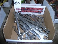 box of asst wrenches