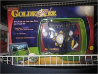 Golden Golf Tee Game for TV