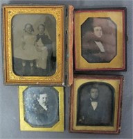 LOT OF FOUR EARLY PORTRAIT PHOTOGRAPHS