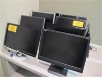 Approx (9) Flat Screen Monitors