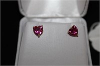 Stunning created Pink Sapphire gemstones are