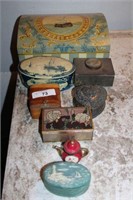 Selection of Jewelry & Trinket Boxes