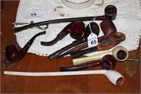 Selection of Vintage Tobacco Pipes