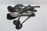 Sterling & Silver Plate Spoons