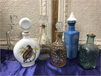 Lot of Glass Decanters