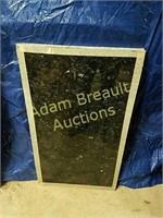 19.25 x 34 x .75 slab of black granite