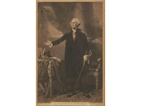 George Washington 19C Engraving Print by Ormsby