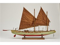 Spanish-American War Era Banca Ship Model