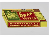 Old Swan Match Vestas Porcelain Advertising Sign