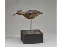 Old Painted and Carved LI, NY Shorebird Decoy