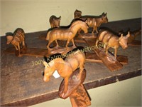 Interesting carved farm animal wood toy