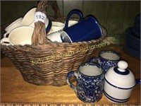 Bastian pottery mugs Dansk sugar bowl & more
